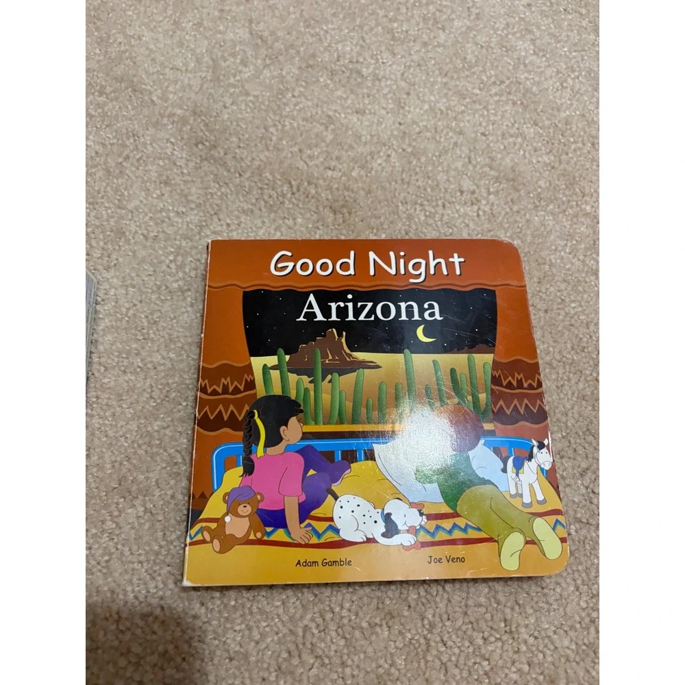Bundle 2 Good Night California Good‎ Night Arizona Board Books Set Childrens